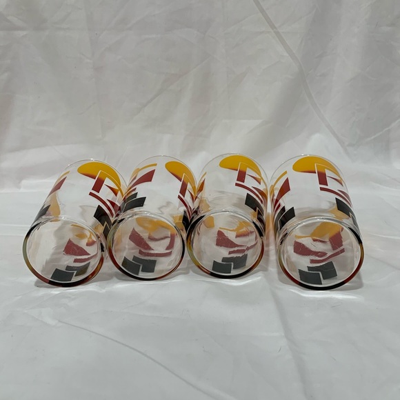 Vintage retro unique drinking glasses - Picture 4 of 8